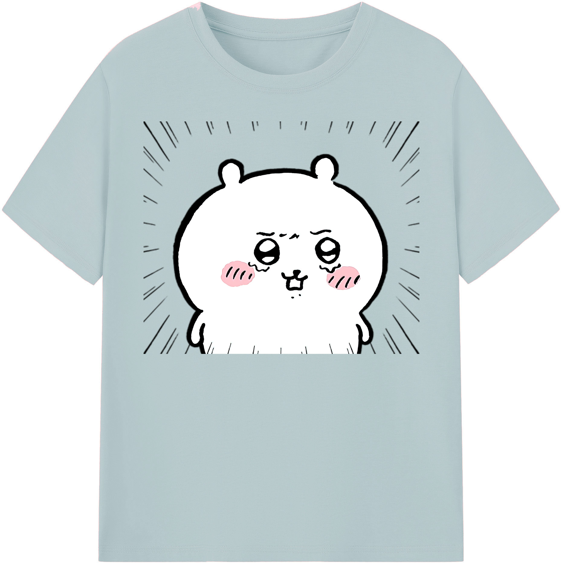 （画像用） ちいかわ ちいかわ Chii-kawa chiikawa 綿100％半袖Tシャツ（フロントプリント）